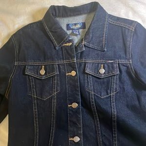 Angels Blue Denim Trucker Jeans Jacket Size M
